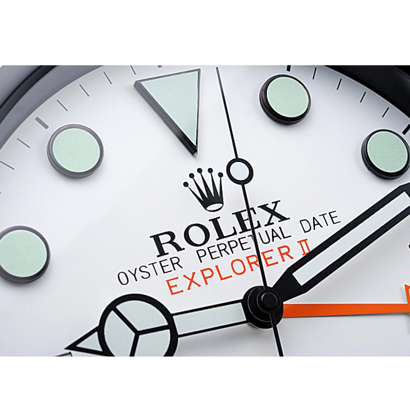 Good Copy Rolex Watches Explorer II Black-Orange Wall Clock 622479 Rolex 0626